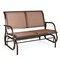 Costway Patio Swing Glider Bench Loveseat Rocking Chair Backyard Poolside